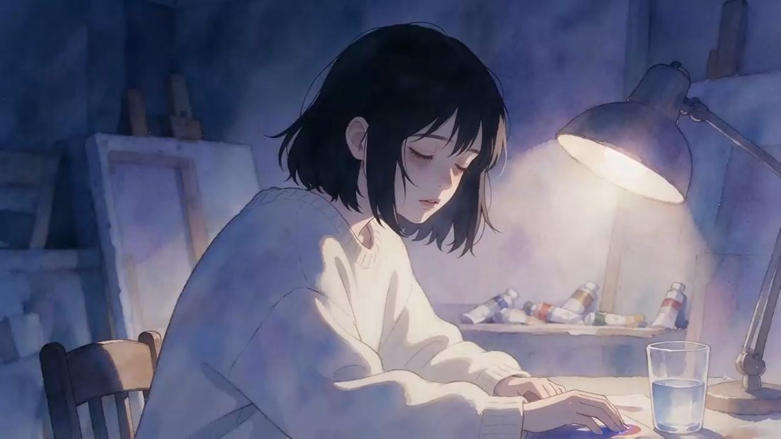 《梦境与现实交织》画面